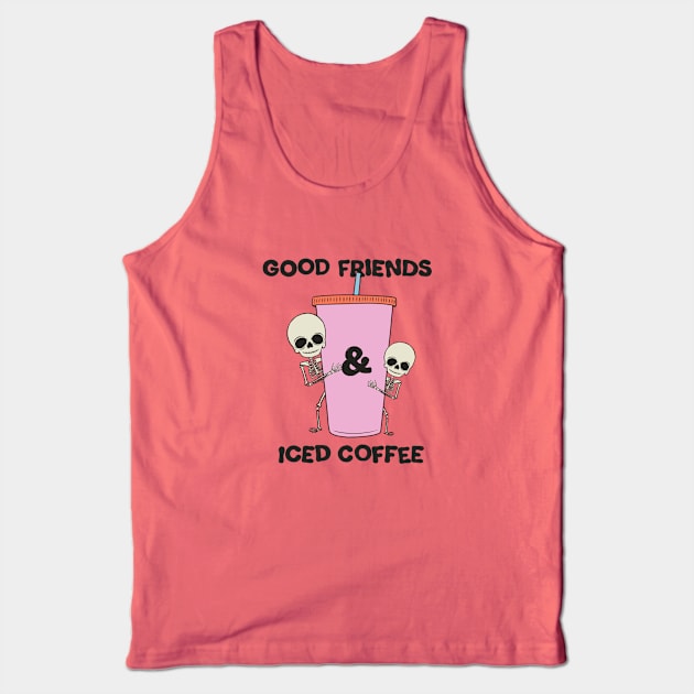 Good Friends & Iced Coffee Tank Top by cecececececelia